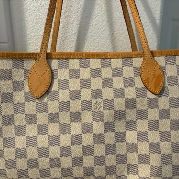 Louis Vuitton Damier Azur Neo Neverfull MM Rose Ballerine - Picture 4 of 15